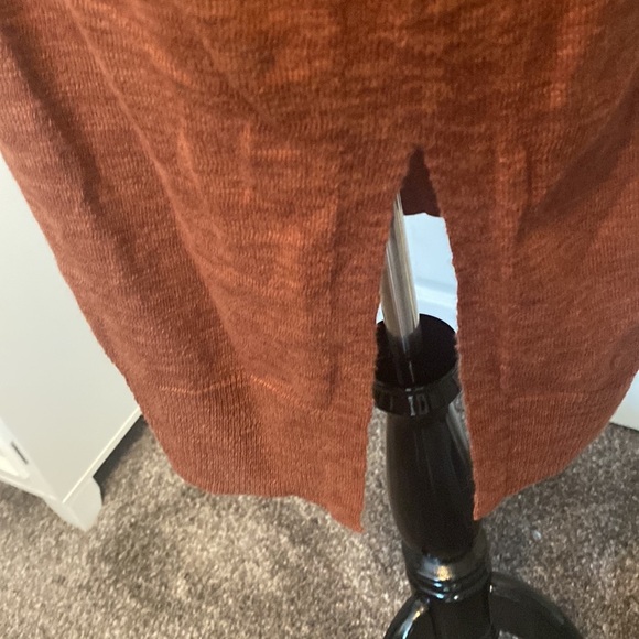 Sonoma Women’s Cardigan Sweater burnt Orange Rust sz XL NWOT - Picture 7 of 7